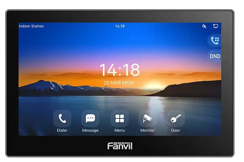 Видео обзор работы Fanvil i504 - Внутренняя SIP-станция.